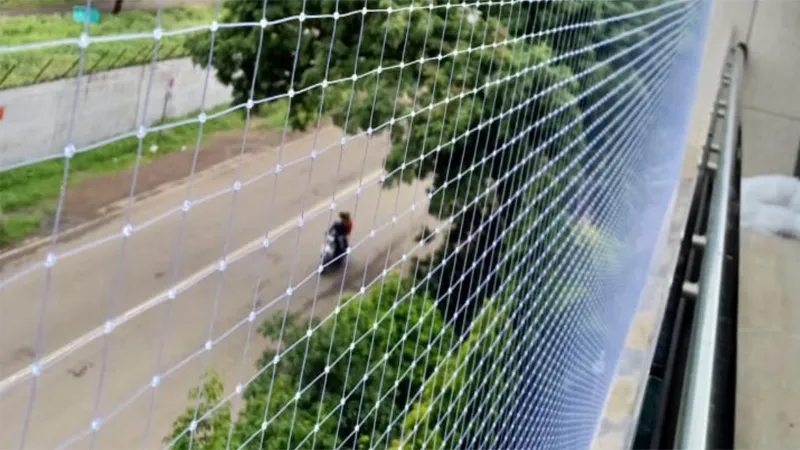 Transparent Balcony Net